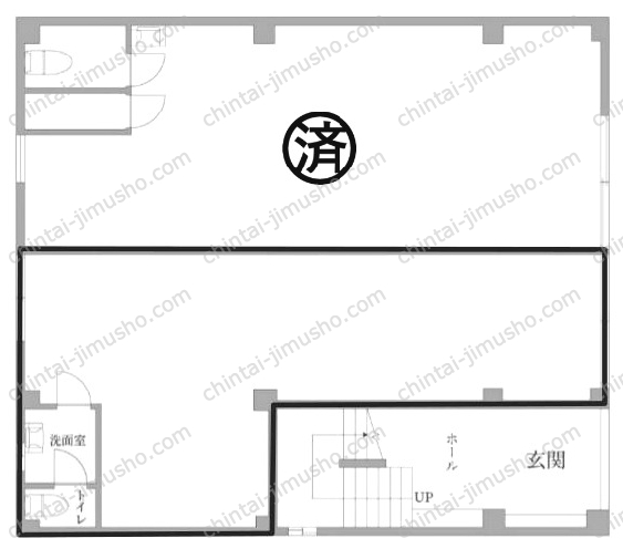 木島ビルの間取図
