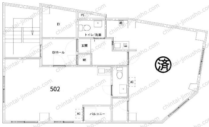 まるべりーひらかわの間取図