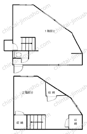 東立石3丁目店舗の間取図