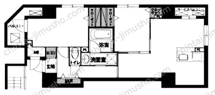 Skywood錦糸町の間取図