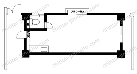 椎野亀戸マンションの間取図