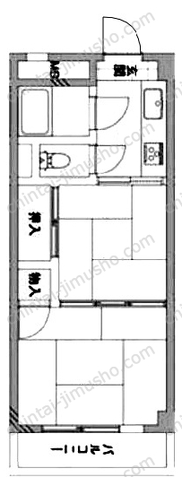 パークフラッツ舎人の間取図