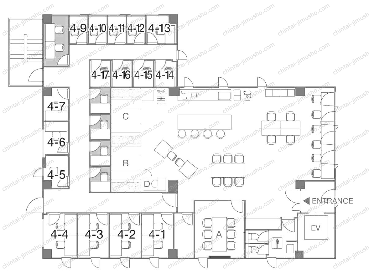 SOLACUBE横浜関内／MID POINT横浜関内の間取図