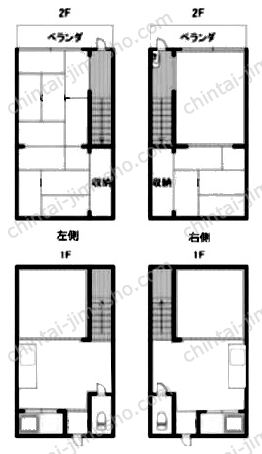 東五反田貸店舗事務所の間取図