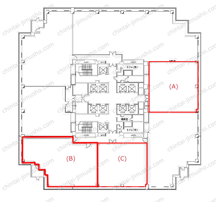 GRC横浜ベイリサーチパークの間取図