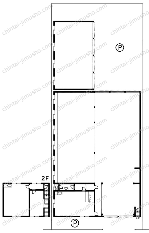 新吉田東3丁目貸工場の間取図
