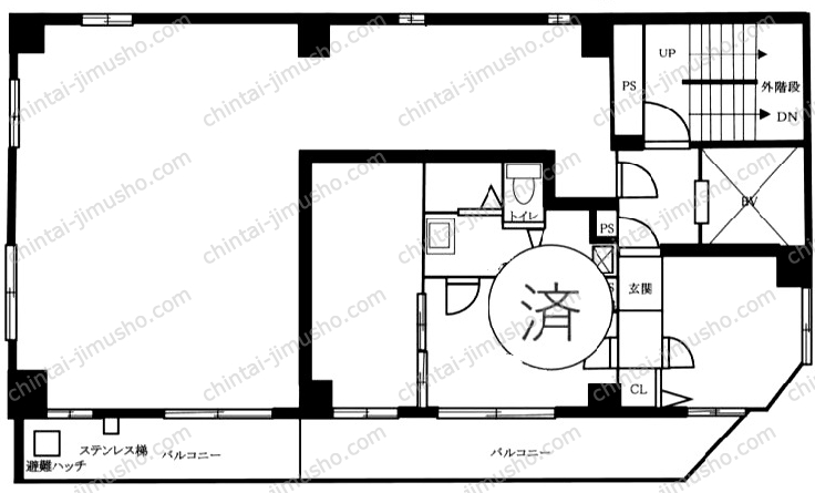 咲久良ビルの間取図