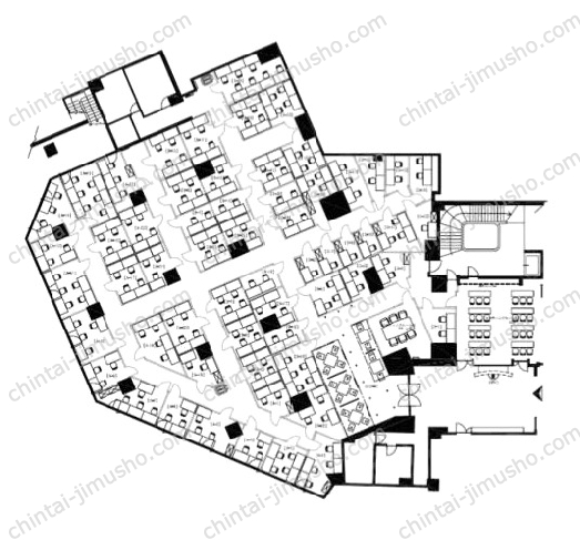 ストーク新宿／ハローオフィス西新宿の間取図