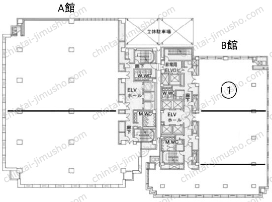 新横浜TECHビル B館の間取図