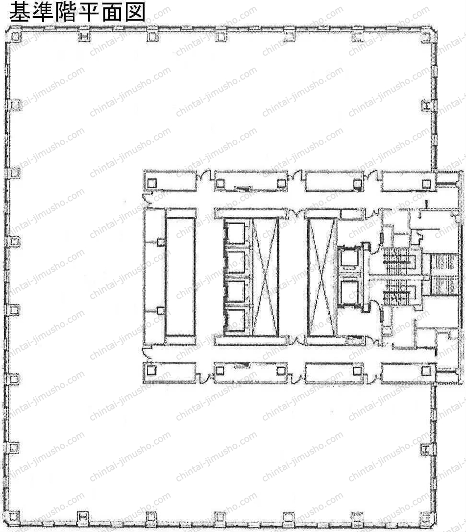 新宿フロントタワーの間取図