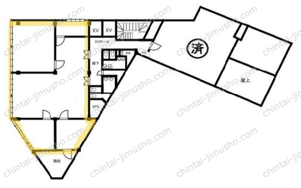 常盤ビルの間取図