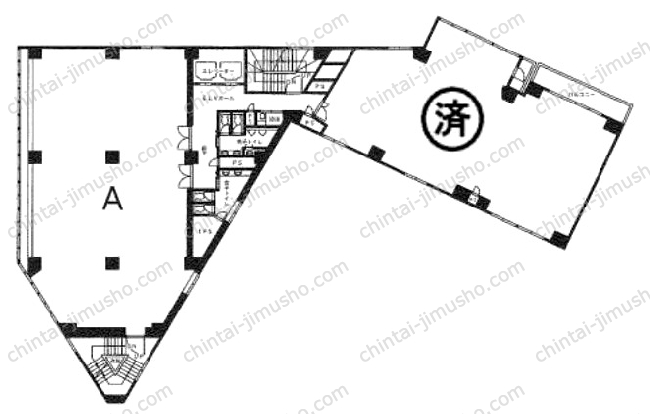 常盤ビルの間取図
