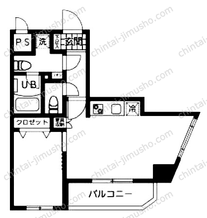 イーストサイドの間取図