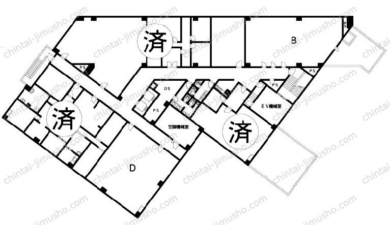 富士陰ビルディングの間取図