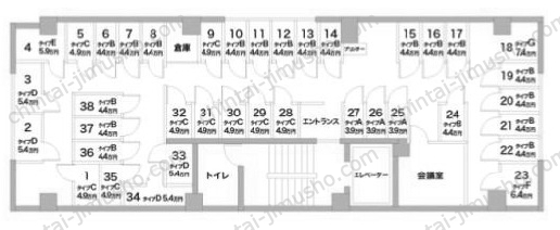 平河町小池ビル／麹町半蔵門ライズオフィスの間取図