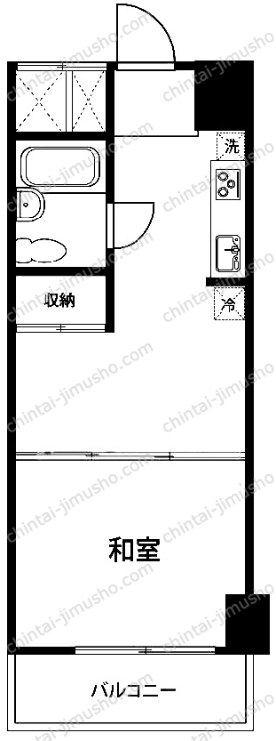 錦糸町ハイタウンの間取図