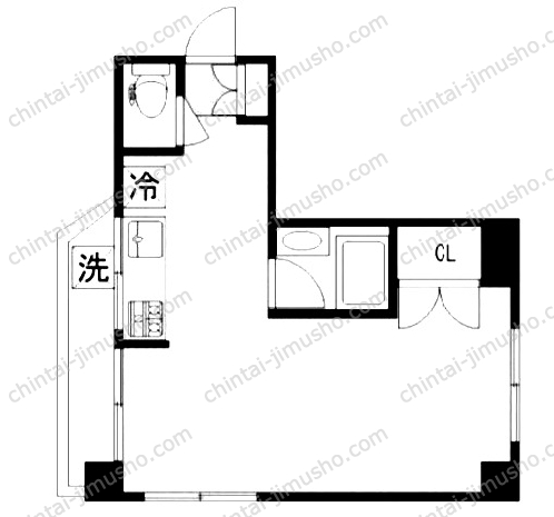 北村ハイツの間取図