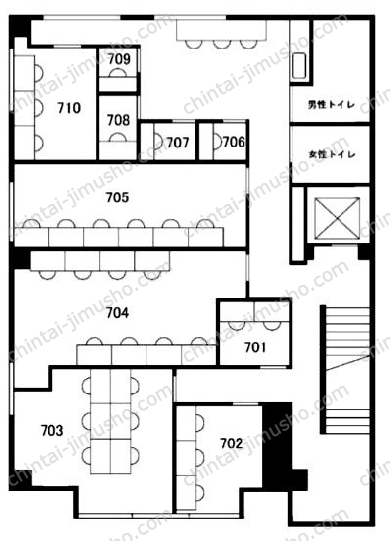 永井ビルの間取図