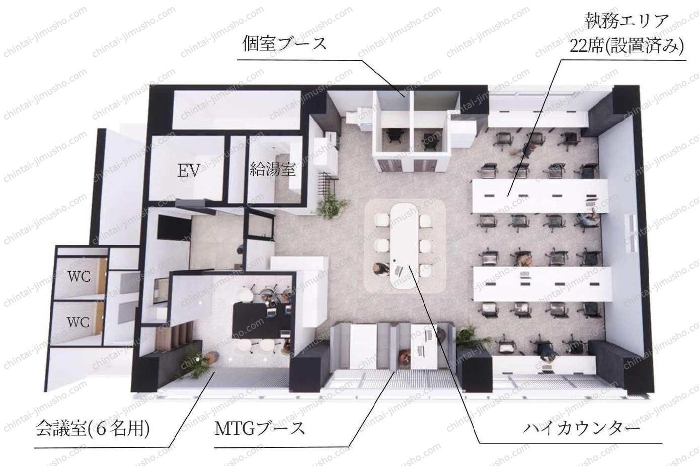 サンライズ長井ビルの間取図