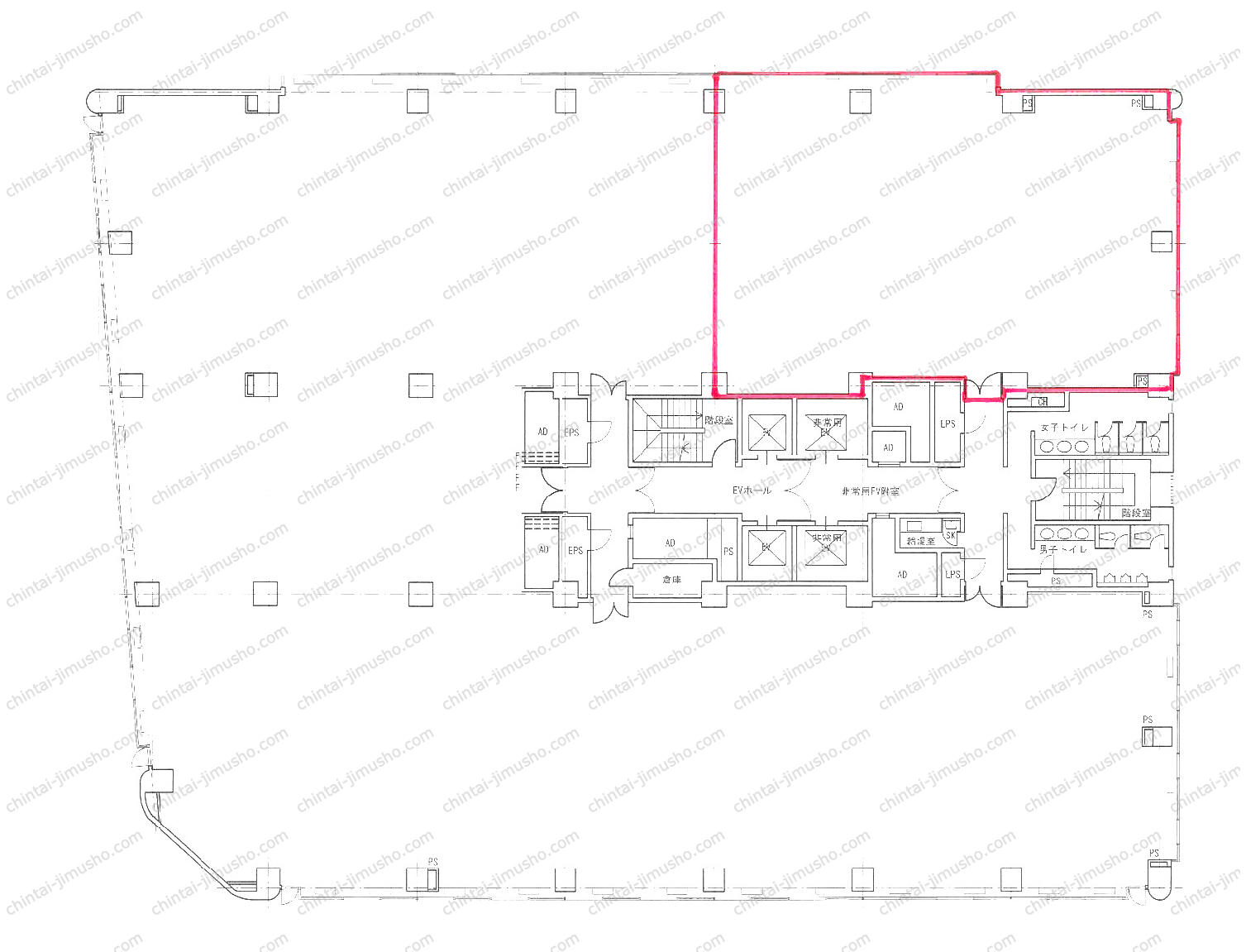 住友池袋駅前ビルの間取図