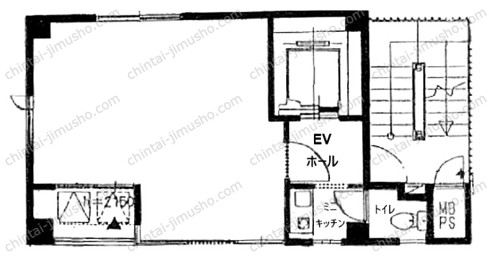 310表参道ビルの間取図