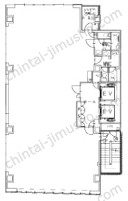 （仮称）新宿区四谷一丁目計画の間取図