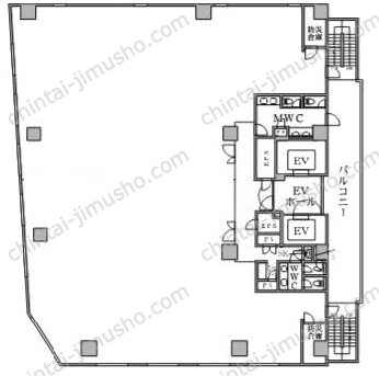 CIRCLES+築地の間取図