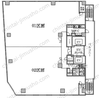 CIRCLES+築地の間取図