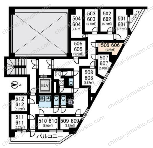 日興池袋ビルの間取図