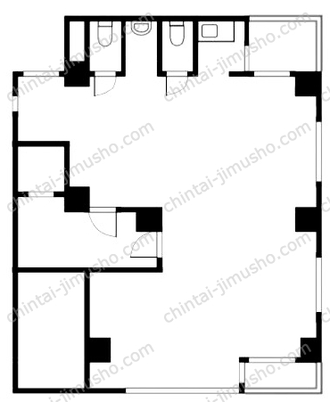 ジャストプレイスビルの間取図