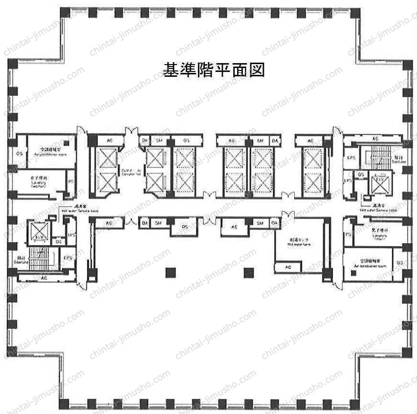 聖路加タワーの間取図