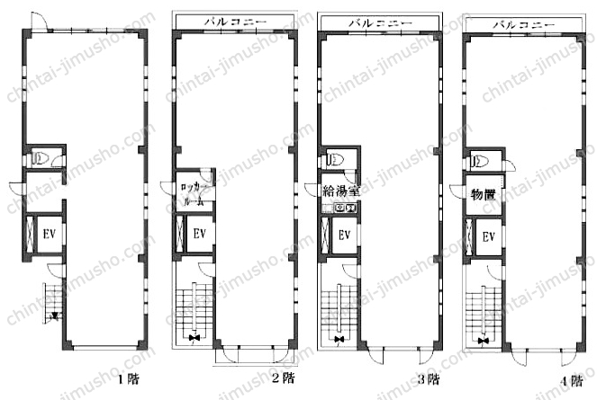 亀沢4丁目ビルの間取図