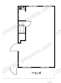 ニューサカイビル別館の間取図