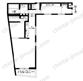 デコール代官山の間取図