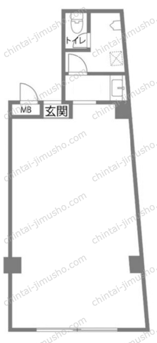 大橋ビルの間取図