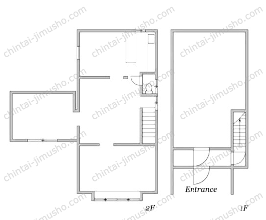 石川町1丁目貸店舗の間取図