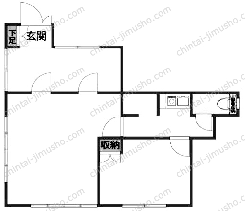 白山1丁目事務所の間取図