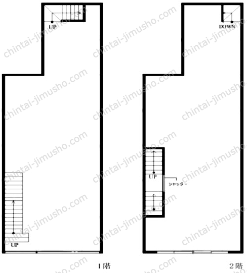 大島7丁目店舗の間取図