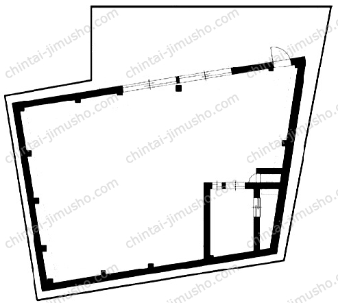 （仮称）皿沼3丁目貸倉庫の間取図