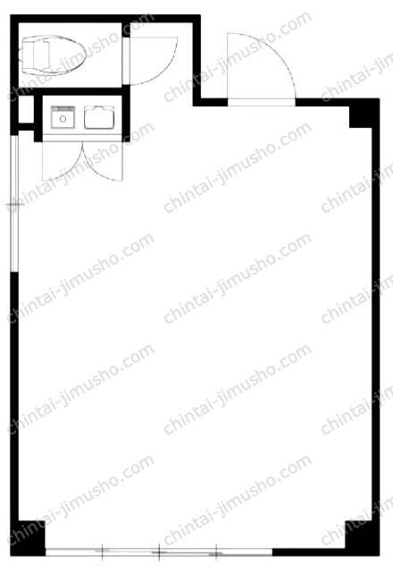 赤坂一ツ木ビルの間取図