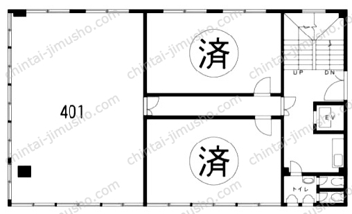 ハマビルの間取図