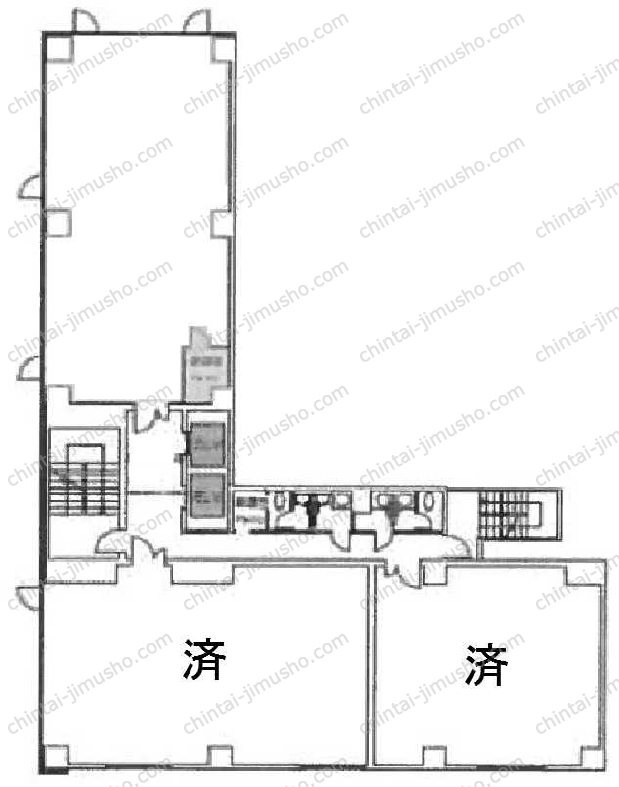 日総第8ビルの間取図