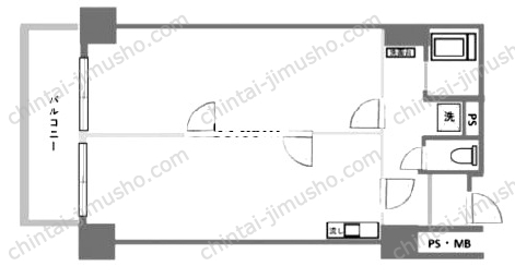 朝日九段マンションの間取図