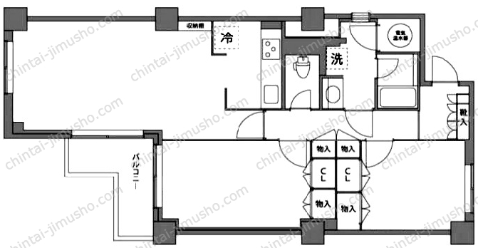 パレロワイヤル南青山の間取図