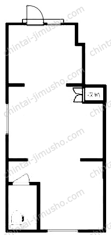 風戸店舗の間取図
