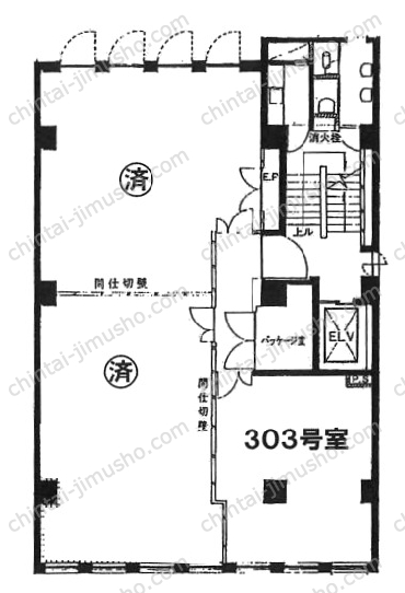三恵ビルの間取図