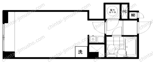 パシフィック乃木坂の間取図