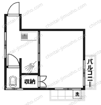 ドゥエルさかえ15の間取図