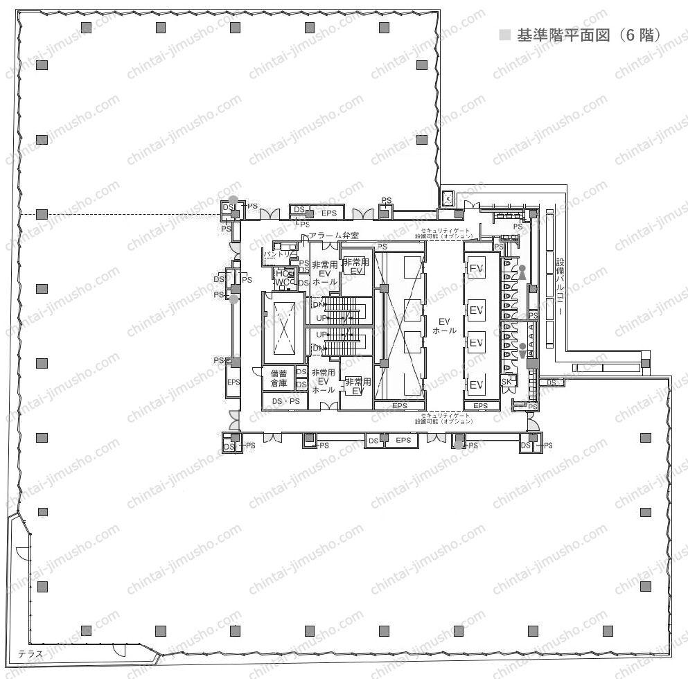 渋谷一丁目地区共同開発事業の間取図