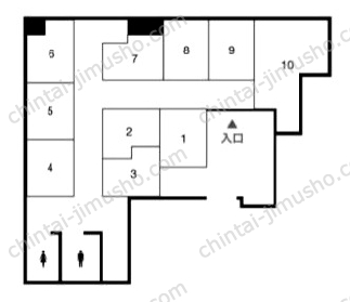 花ビル／スペラボ千代田麹町1号2号の間取図